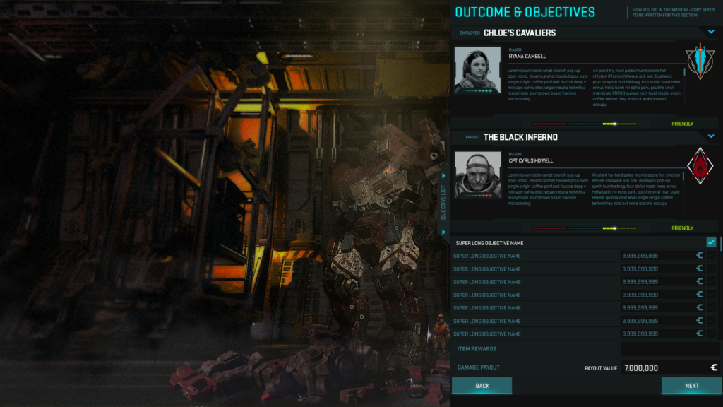 MW5 - Outcomes Objective