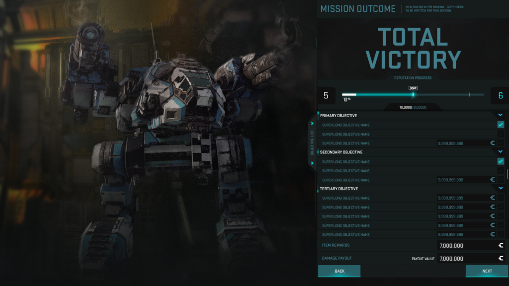 MW5 - victory screen